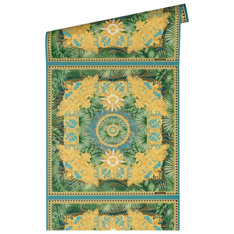 carta parati versace jungle|Carta da Parati Versace Home 5 .